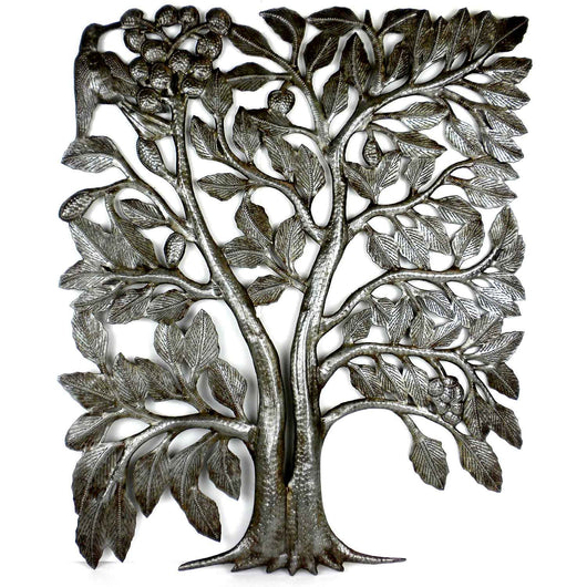 Haitian Metal Wall Art - Split Tree - 003